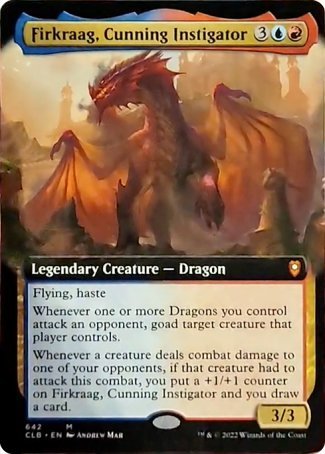 Firkraag, Cunning Instigator (Extended Art) [Commander Legends: Battle for Baldur's Gate] | Devastation Store
