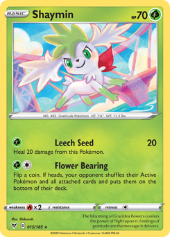 Shaymin (015/185) [Sword & Shield: Vivid Voltage] | Devastation Store