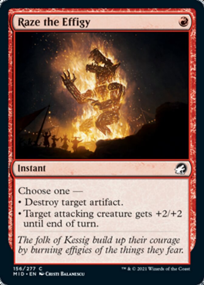 Raze the Effigy [Innistrad: Midnight Hunt] | Devastation Store