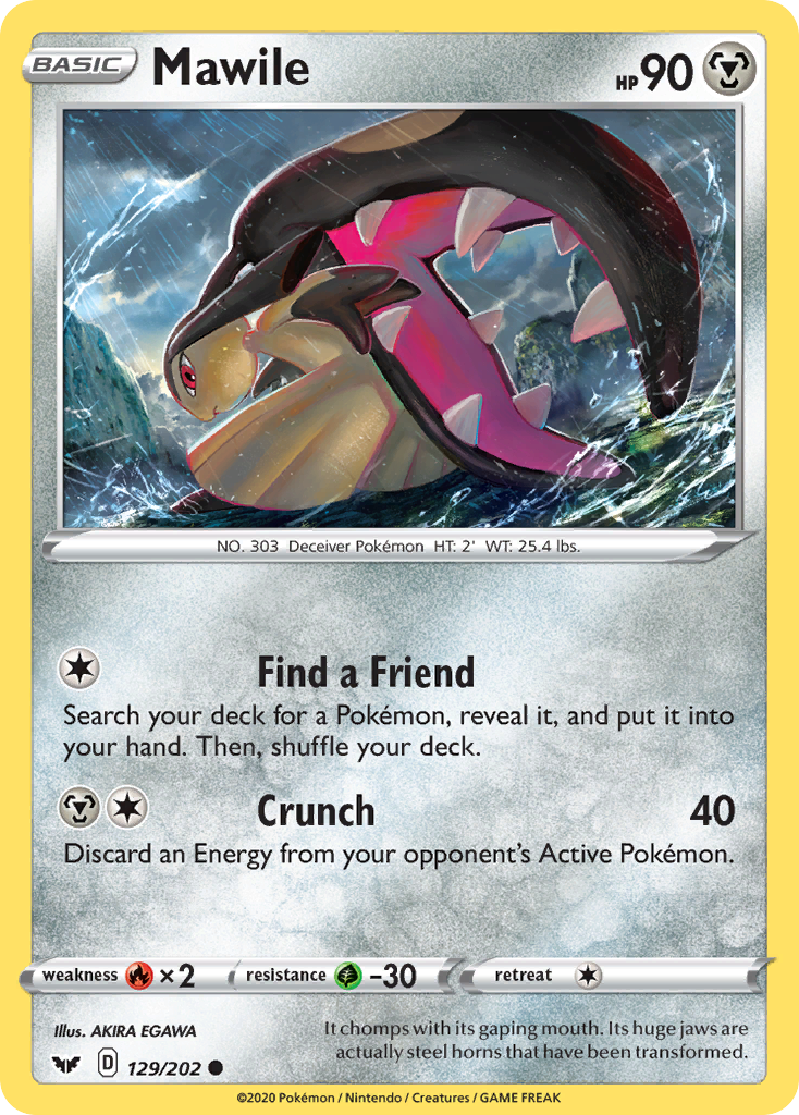 Mawile (129/202) [Sword & Shield: Base Set] | Devastation Store