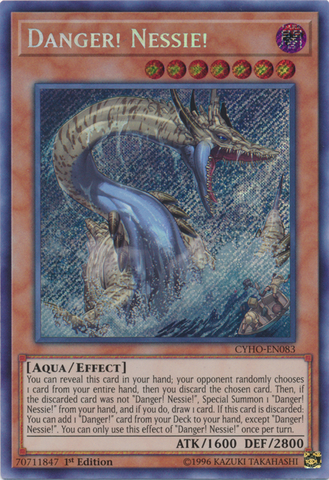 Danger! Nessie! [CYHO-EN083] Secret Rare | Devastation Store