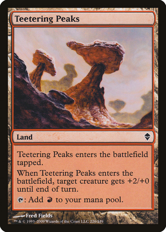 Teetering Peaks [Zendikar] | Devastation Store
