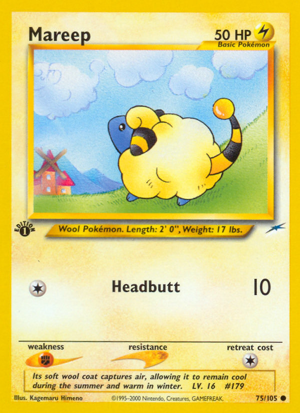 Mareep (75/105) [Neo Destiny 1st Edition] | Devastation Store