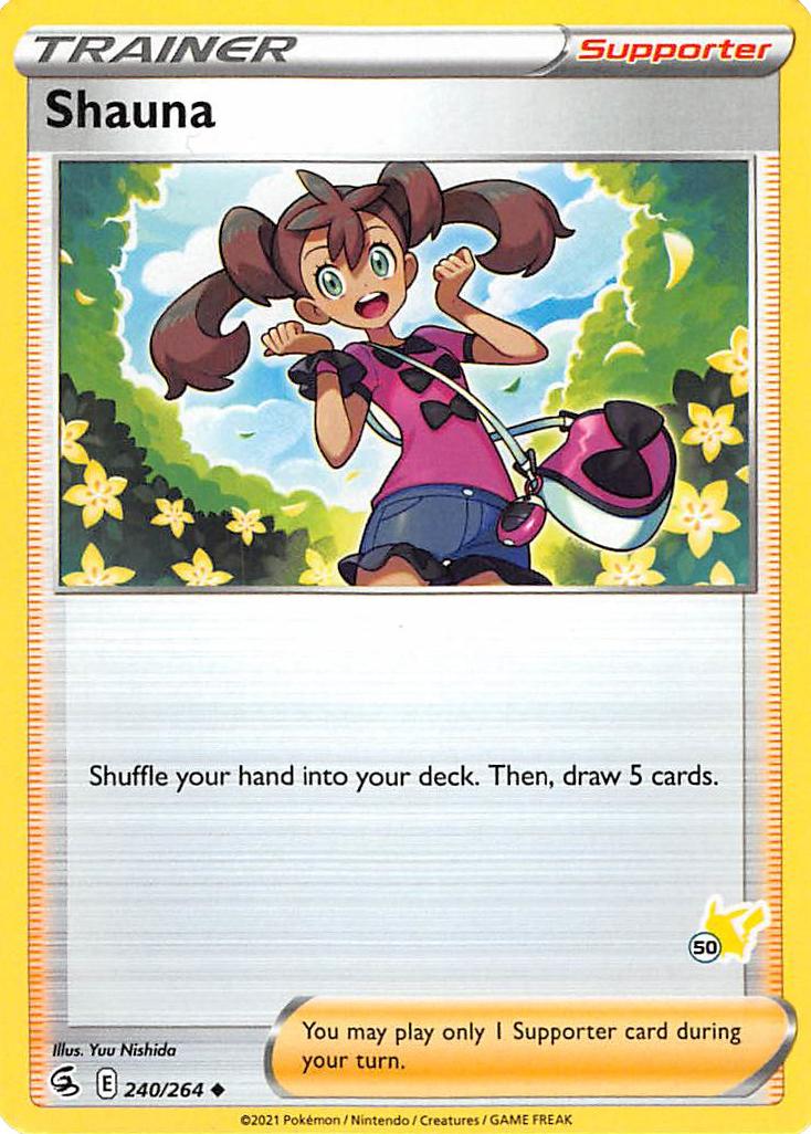 Shauna (240/264) (Pikachu Stamp #50) [Battle Academy 2022] | Devastation Store