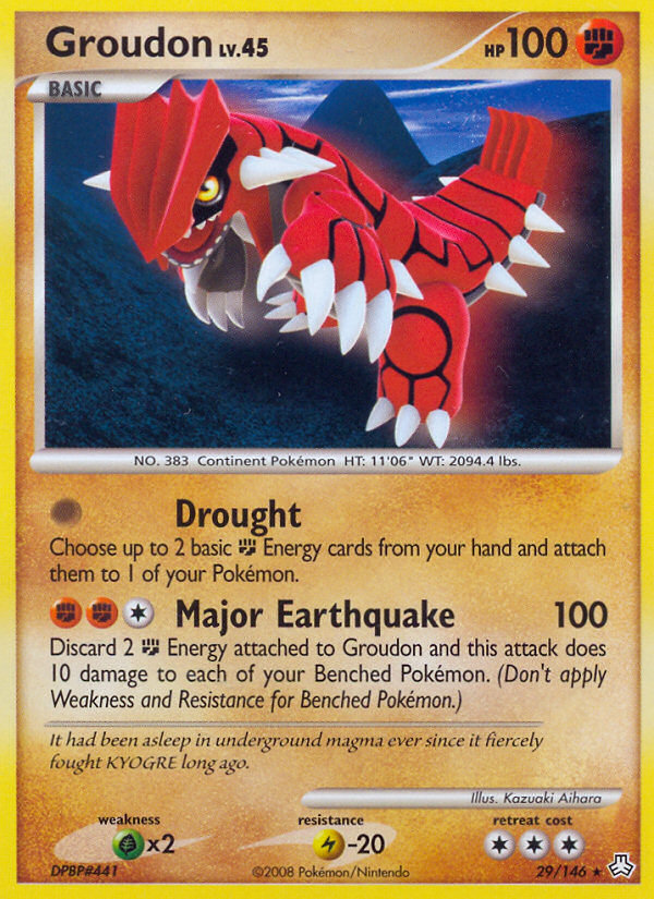 Groudon (29/146) [Diamond & Pearl: Legends Awakened] | Devastation Store