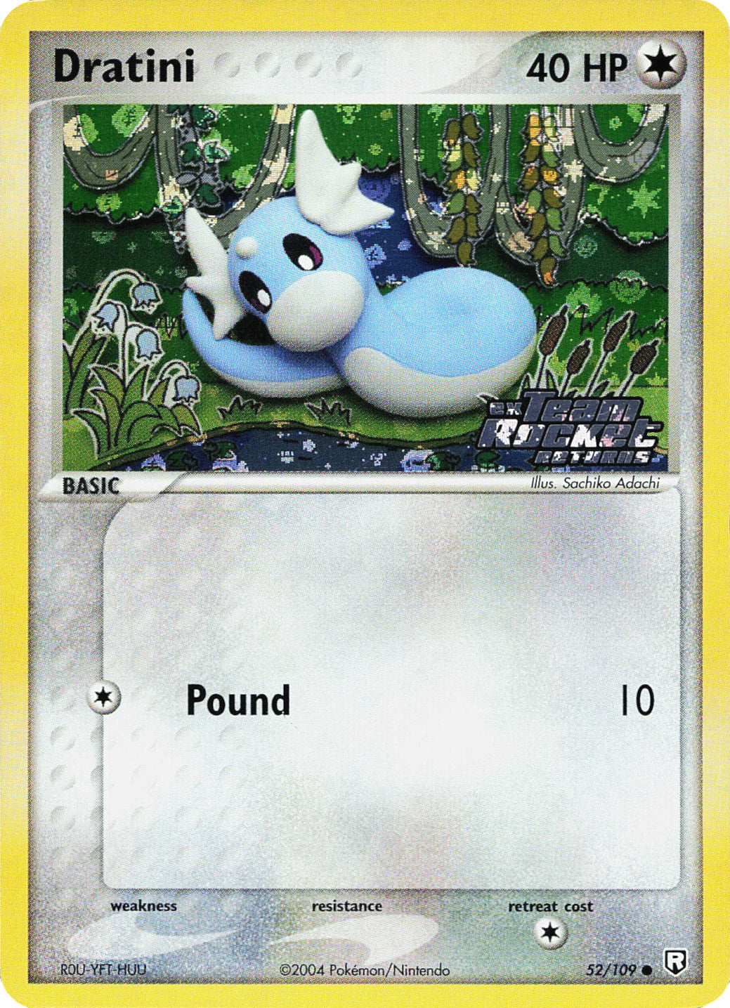 Dratini (52/109) (Stamped) [EX: Team Rocket Returns] | Devastation Store