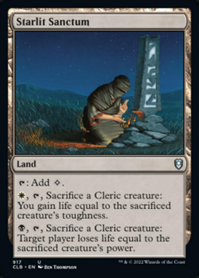 Starlit Sanctum [Commander Legends: Battle for Baldur's Gate] | Devastation Store