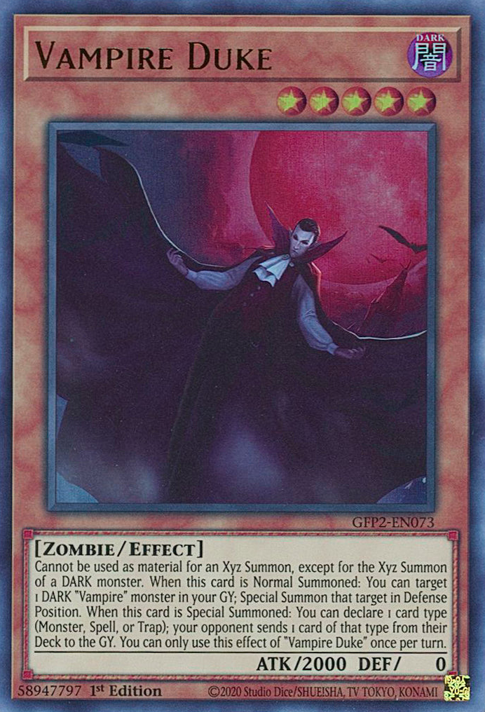 Vampire Duke [GFP2-EN073] Ultra Rare | Devastation Store