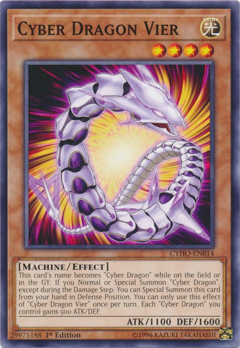 Cyber Dragon Vier [CYHO-EN014] Common | Devastation Store