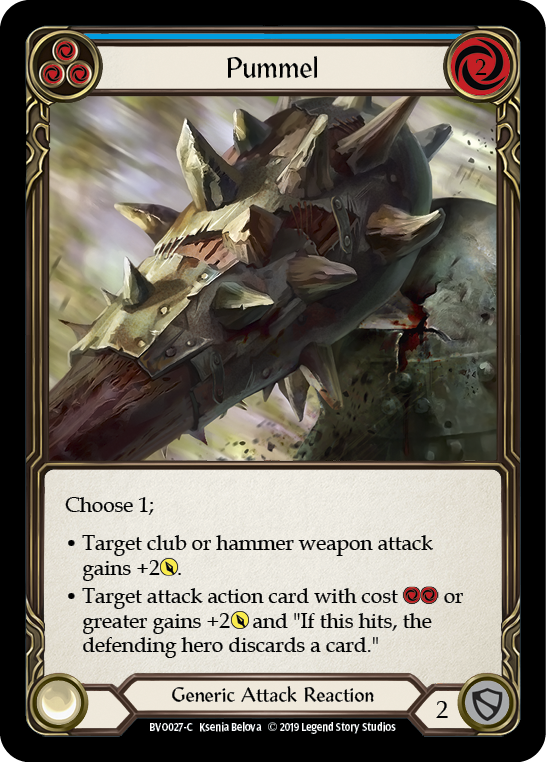 Pummel (Blue) [BVO027-C] Normal - Devastation Store | Devastation Store