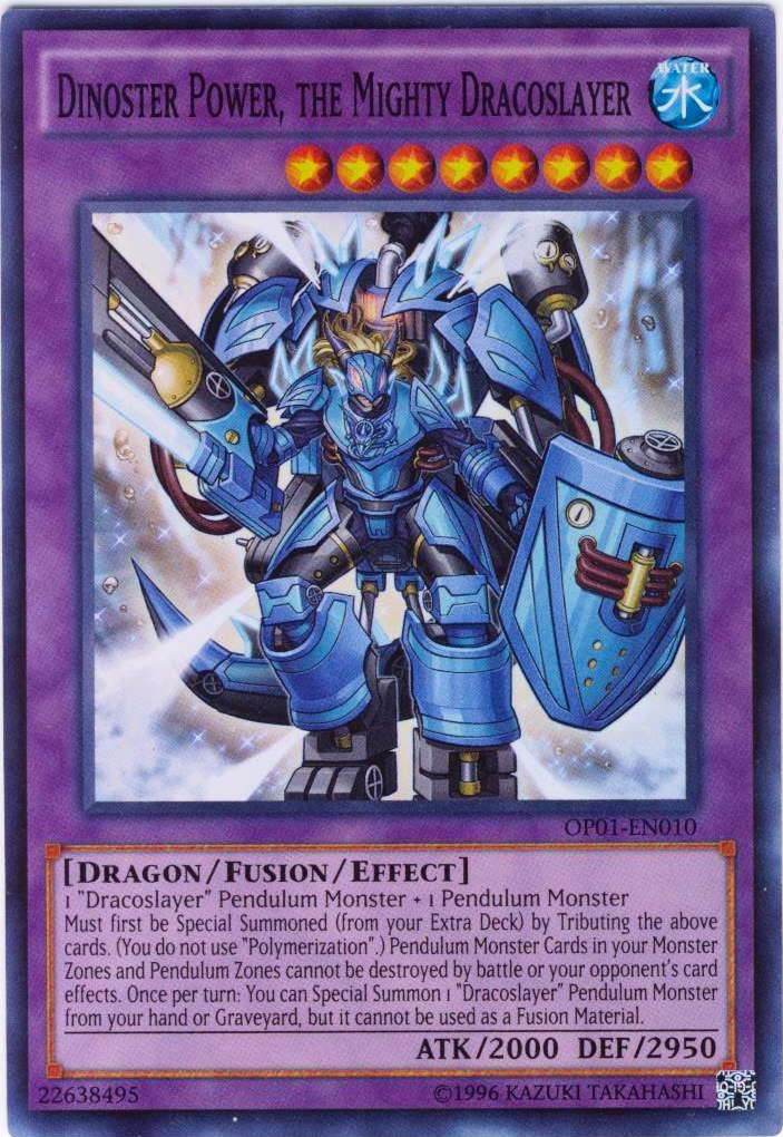 Dinoster Power, the Mighty Dracoslayer [OP01-EN010] Super Rare | Devastation Store