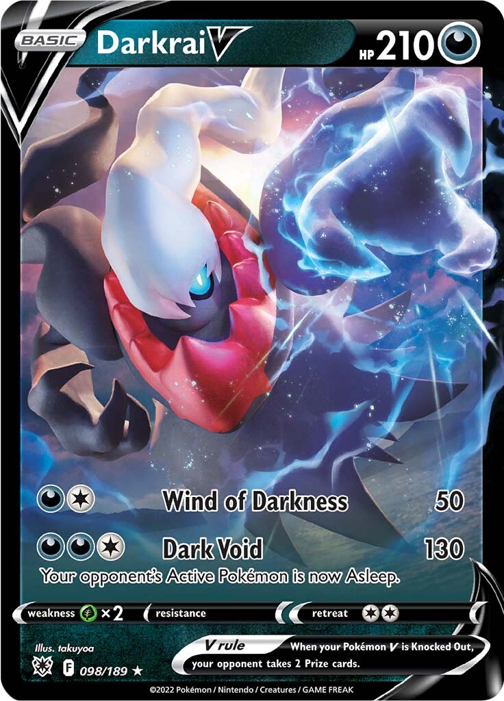 Darkrai V (098/189) [Sword & Shield: Astral Radiance] | Devastation Store