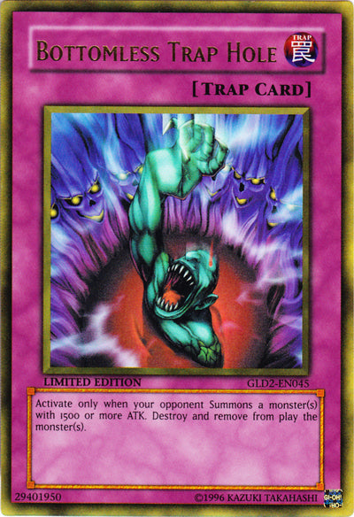 Bottomless Trap Hole [GLD2-EN045] Ultra Rare | Devastation Store