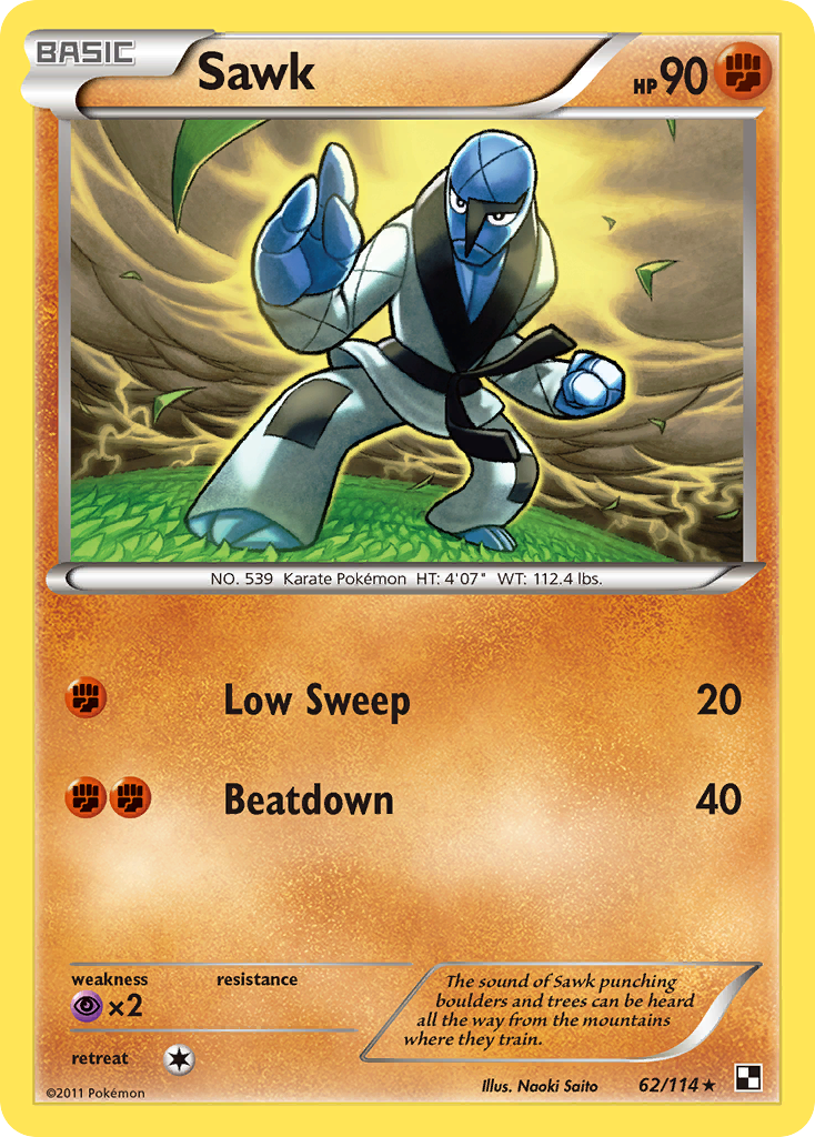 Sawk (62/114) [Black & White: Base Set] | Devastation Store