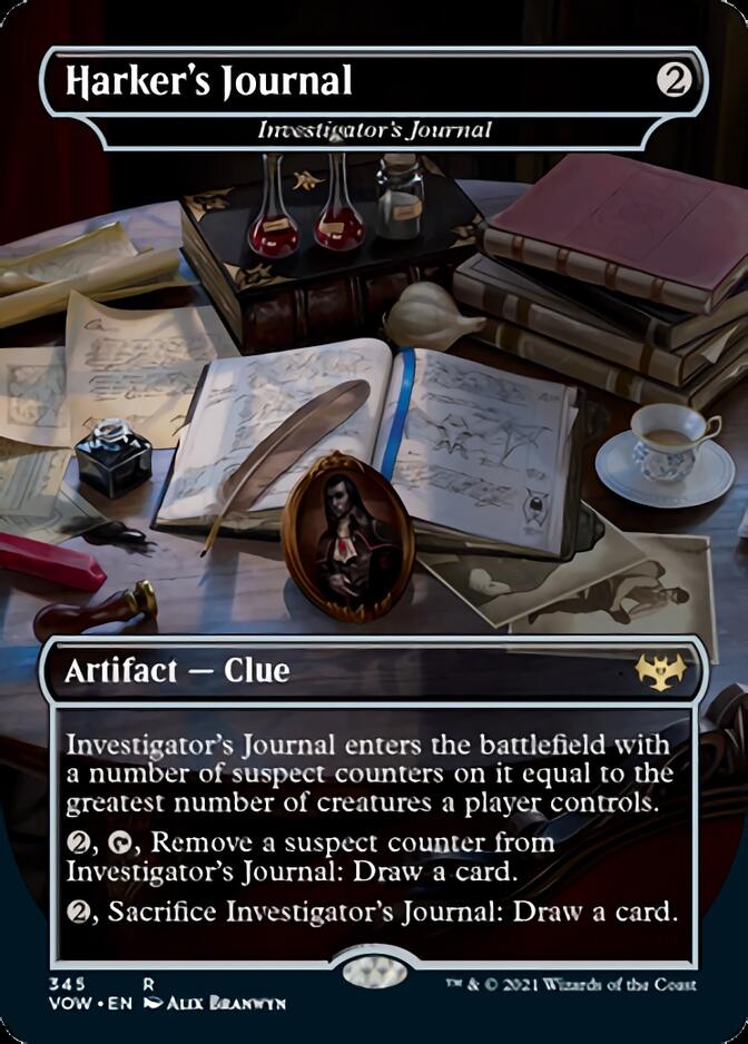 Investigator's Journal - Harker's Journal [Innistrad: Crimson Vow] | Devastation Store
