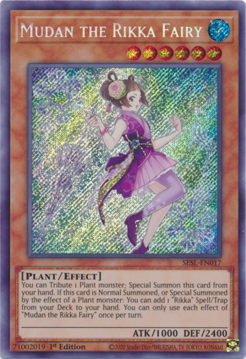 Mudan the Rikka Fairy [SESL-EN017] Secret Rare | Devastation Store