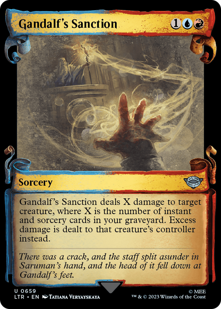 Gandalf's Sanction [The Lord of the Rings: Tales of Middle-Earth Showcase Scrolls] | Devastation Store