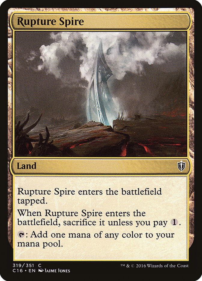 Rupture Spire [Commander 2016] | Devastation Store