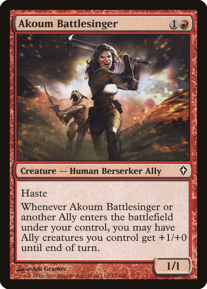 Akoum Battlesinger [Worldwake] - Devastation Store | Devastation Store