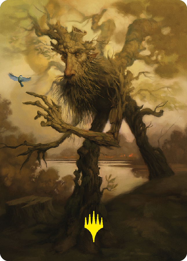 Treefolk Token Art Card (Gold-Stamped Signature) [The Lord of the Rings: Tales of Middle-earth Art Series] | Devastation Store