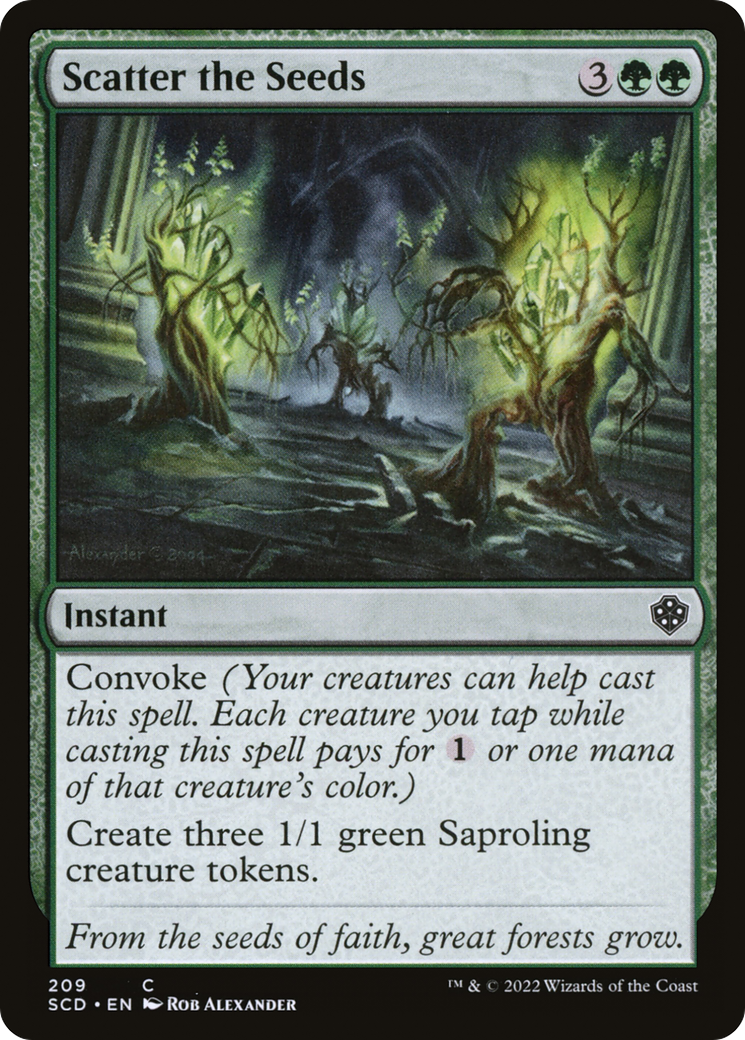 Scatter the Seeds [Starter Commander Decks] | Devastation Store