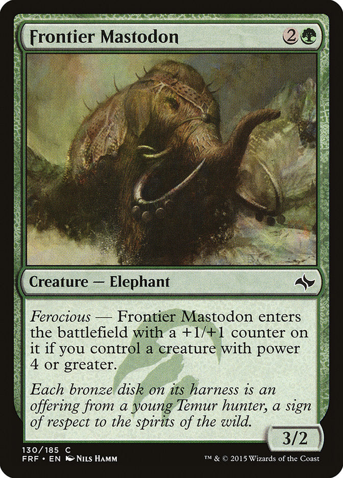 Frontier Mastodon [Fate Reforged] - Devastation Store | Devastation Store