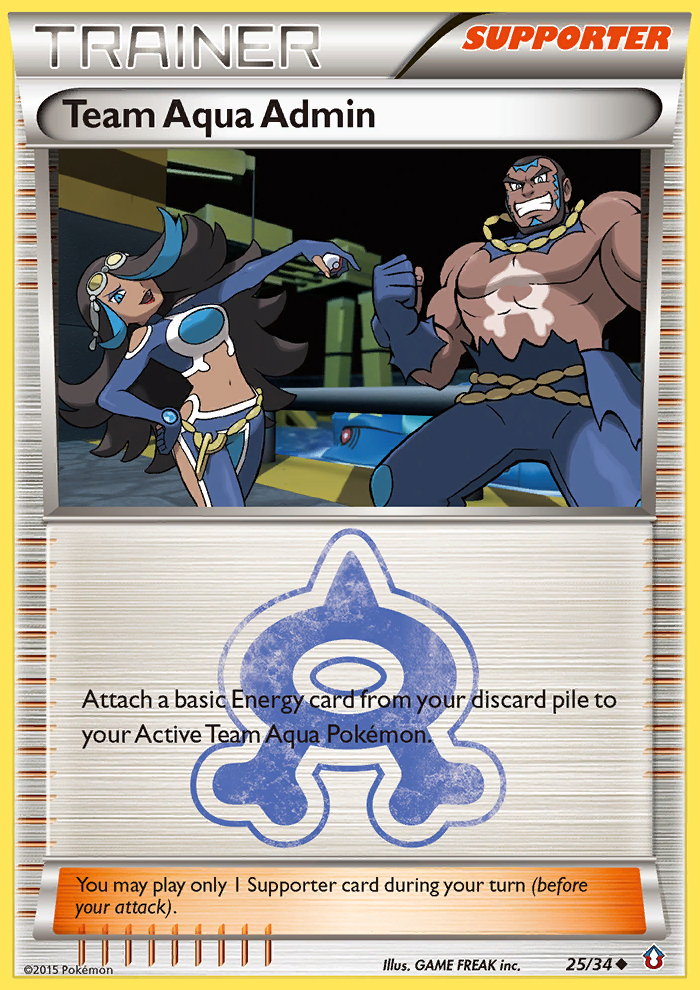 Team Aqua Admin (25/34) [XY: Double Crisis] | Devastation Store