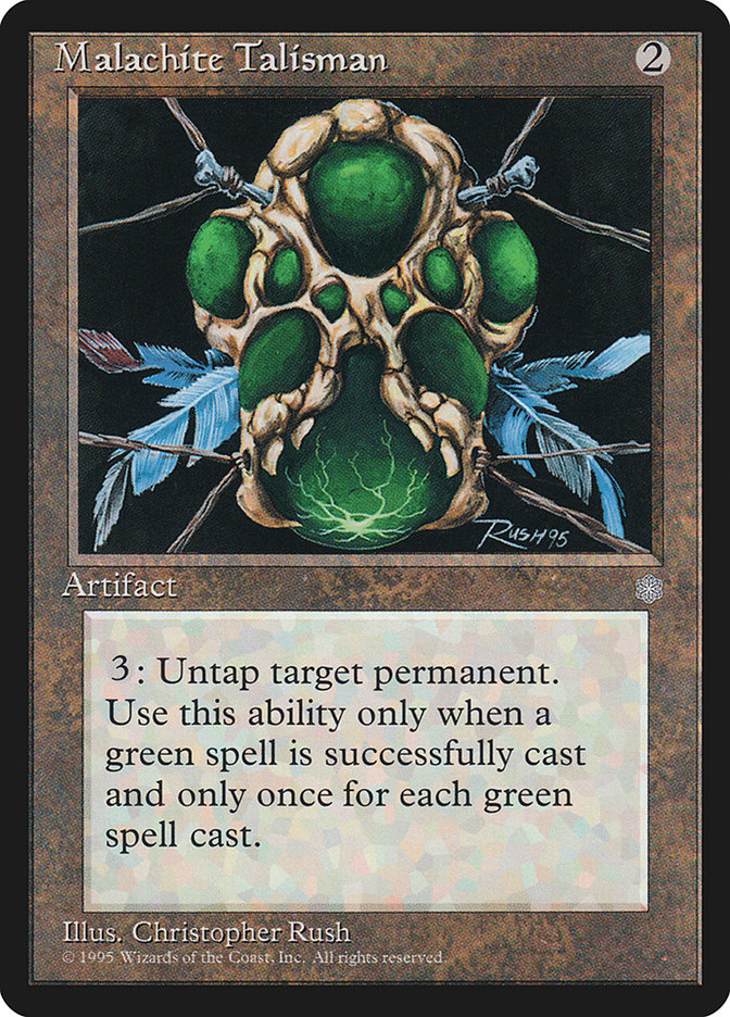 Malachite Talisman [Ice Age] - Devastation Store | Devastation Store
