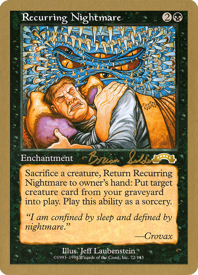 Recurring Nightmare (Brian Selden) [World Championship Decks 1998] | Devastation Store