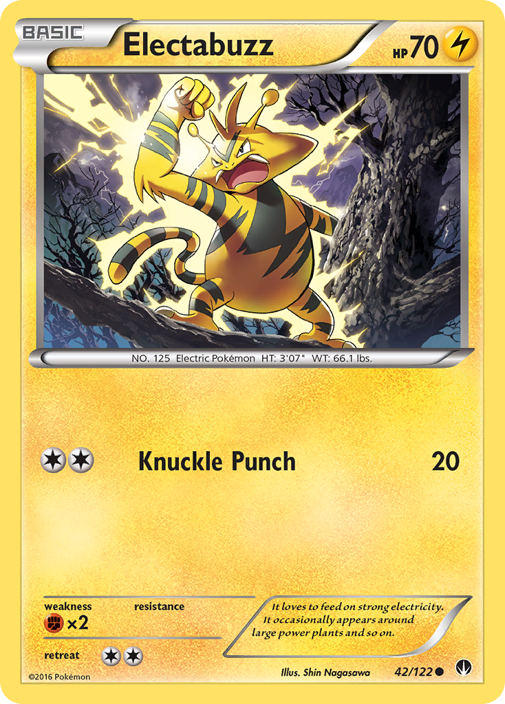 Electabuzz (42/122) [XY: BREAKpoint] | Devastation Store