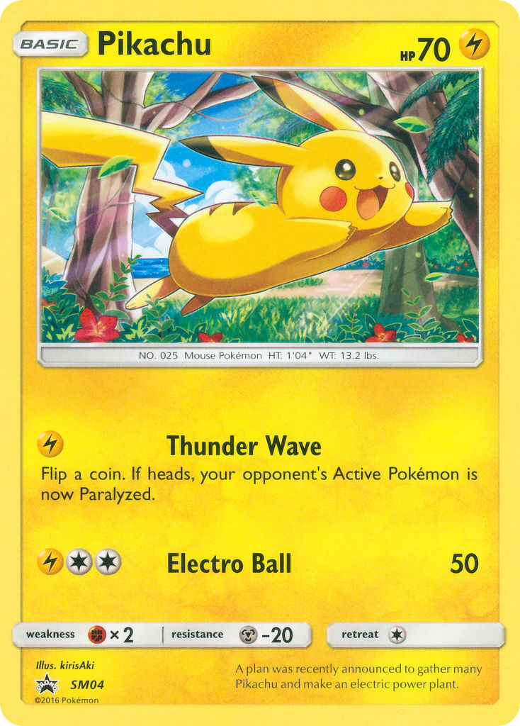 Pikachu (SM04) (Target Non Holo) [Sun & Moon: Black Star Promos] | Devastation Store