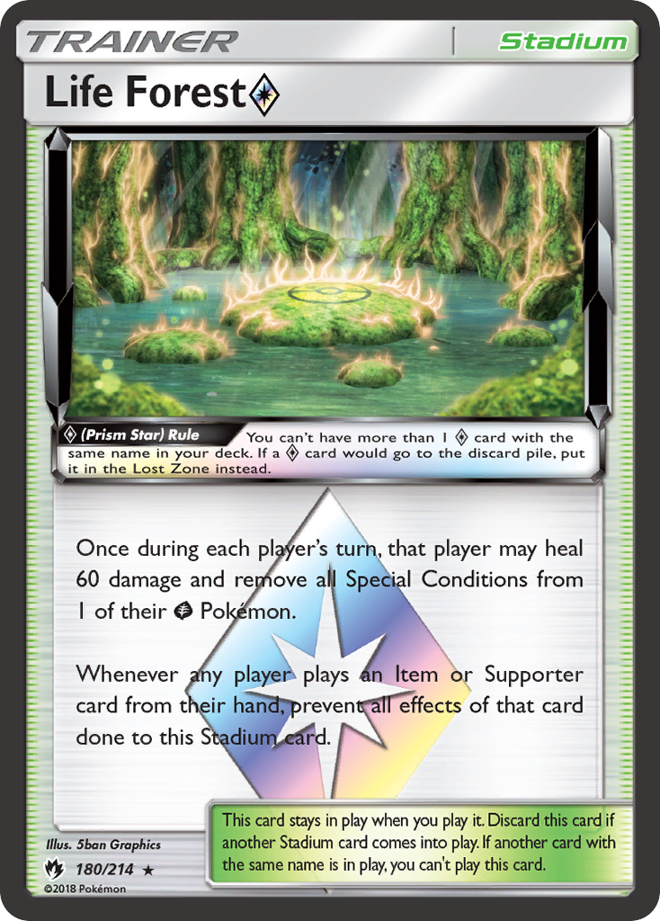 Life Forest (180/214) (Prism Star) [Sun & Moon: Lost Thunder] | Devastation Store