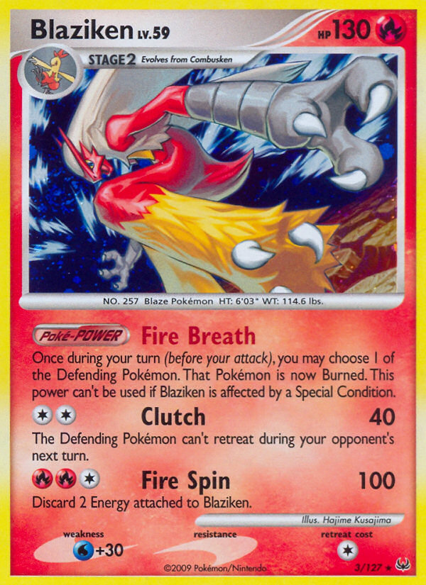 Blaziken (3/127) [Platinum: Base Set] | Devastation Store