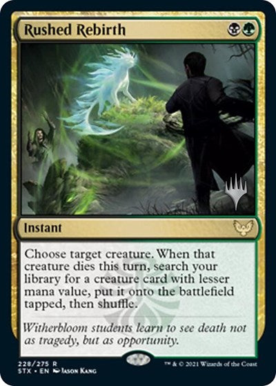 Rushed Rebirth (Promo Pack) [Strixhaven: School of Mages Promos] | Devastation Store