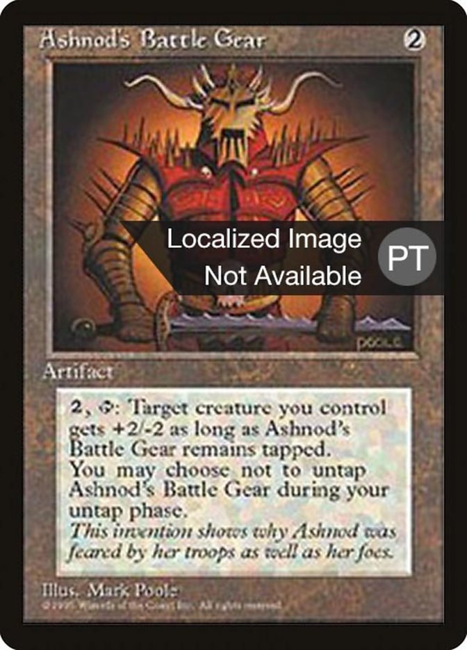 Ashnod's Battle Gear [Fourth Edition (Foreign Black Border)] | Devastation Store