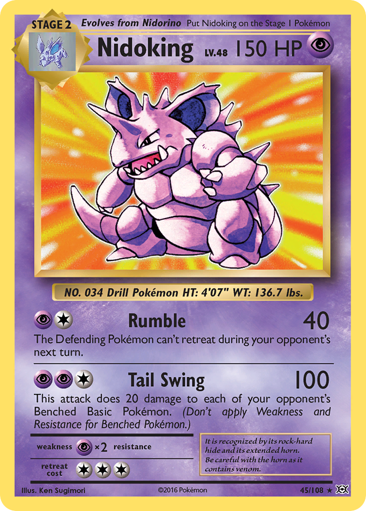 Nidoking (45/108) [XY: Evolutions] | Devastation Store