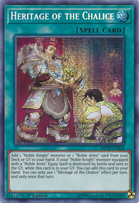 Heritage of the Chalice [MP19-EN224] Prismatic Secret Rare | Devastation Store