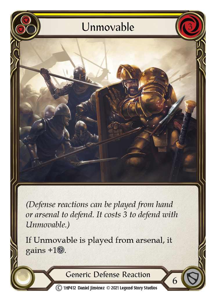 Unmovable (Yellow) [1HP412] | Devastation Store