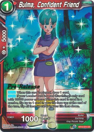 Bulma, Confident Friend (BT12-011) [Vicious Rejuvenation Prerelease Promos] | Devastation Store