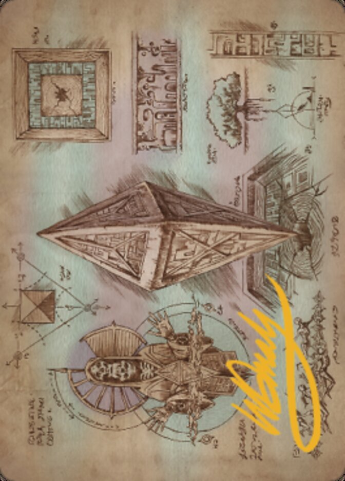 Keening Stone Art Card (Gold-Stamped Signature) [The Brothers' War Art Series] | Devastation Store