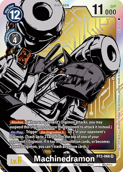 Machinedramon [BT2-066] (Alternate Art) [Release Special Booster Ver.1.0] | Devastation Store