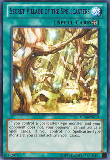 Secret Village of the Spellcasters (Purple) [DL14-EN013] Rare | Devastation Store