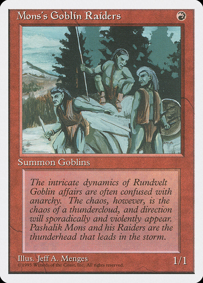 Mons's Goblin Raiders [Fourth Edition] | Devastation Store
