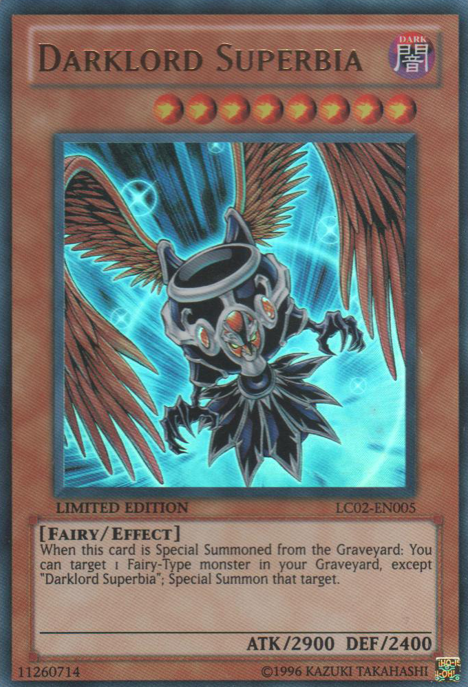 Darklord Superbia [LC02-EN005] Ultra Rare | Devastation Store