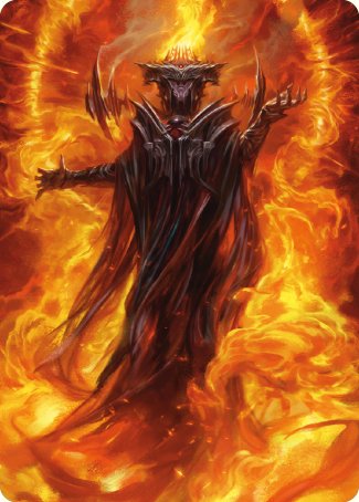Sauron, the Dark Lord Art Card [The Lord of the Rings: Tales of Middle-earth Art Series] | Devastation Store