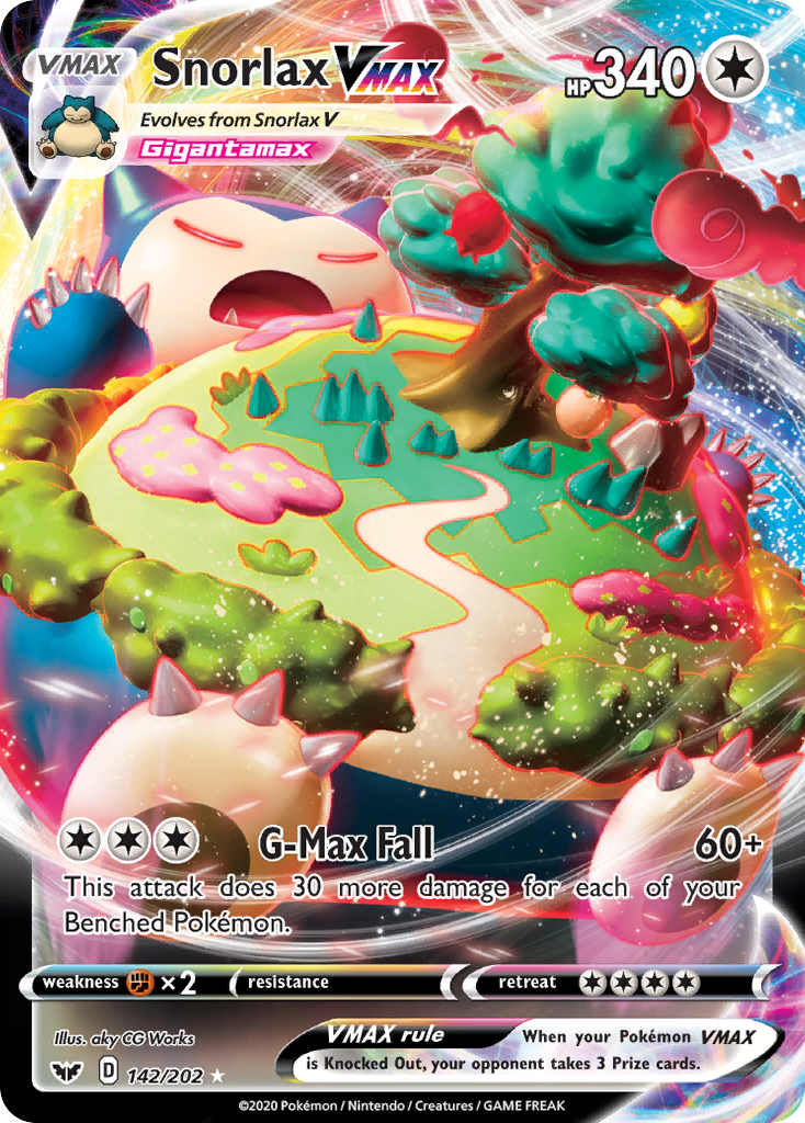 Snorlax VMAX (142/202) [Sword & Shield: Base Set] | Devastation Store