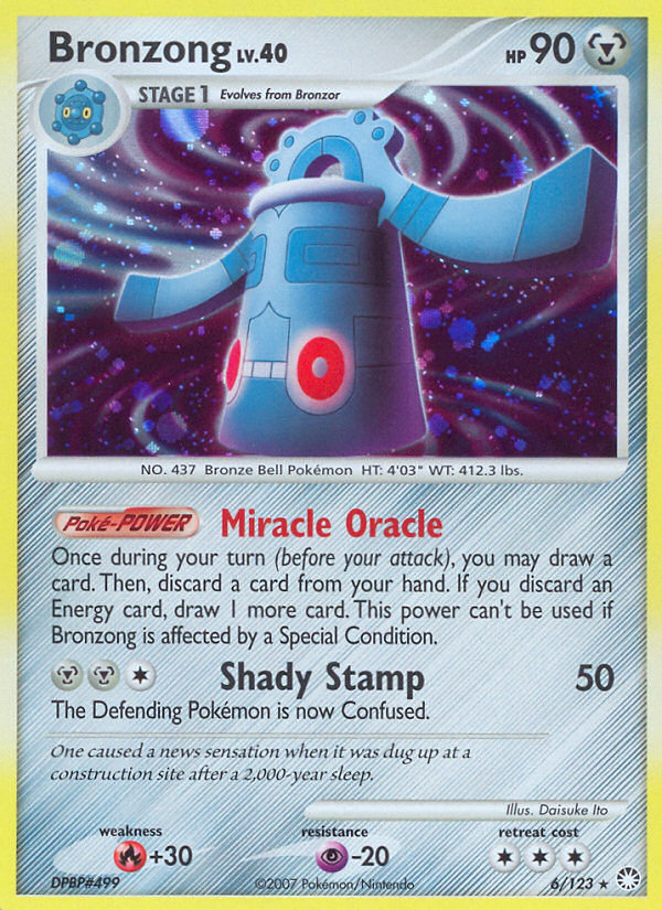 Bronzong (6/123) [Diamond & Pearl: Mysterious Treasures] | Devastation Store