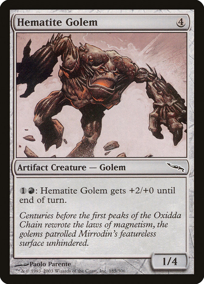 Hematite Golem [Mirrodin] - Devastation Store | Devastation Store