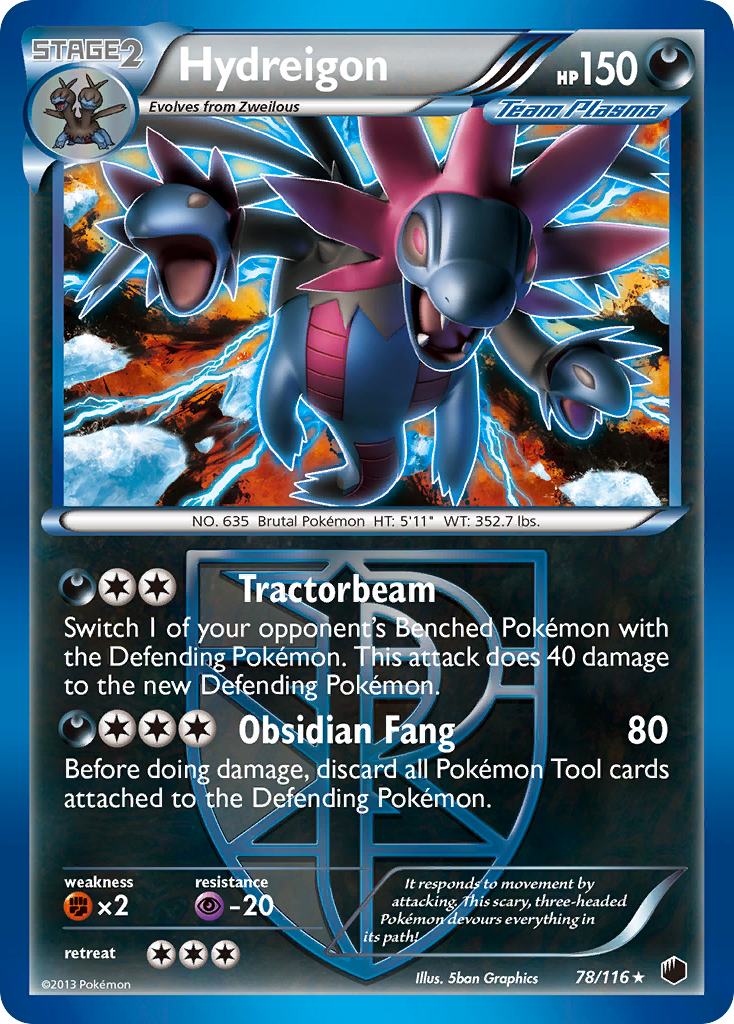 Hydreigon (78/116) [Black & White: Plasma Freeze] | Devastation Store