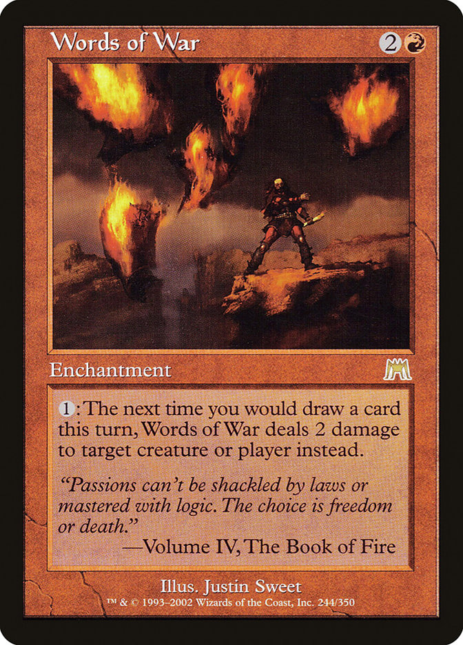 Words of War [Onslaught] - Devastation Store | Devastation Store